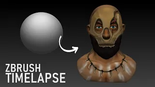 The Tribal Chief- 3D Character Sculpting Zbrush Timelapse