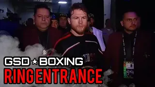 CANELO ALVAREZ RING ENTRANCE VS GOLOVKIN