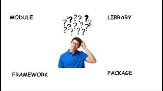 Difference between Module,Library,Package and Framework