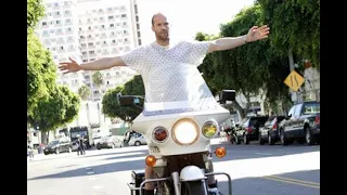 Чев Челиос, безумная езда на мотоцикле полицейского / Момент из фильма Адреналин 2006 /