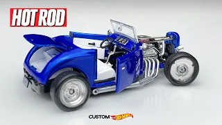 Ford '32 HotRod Build Hot Wheels Custom | Fully Openable & Steering