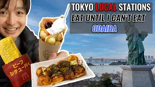 I Walk and Eat until I can't Eat in Christmas ODAIBA town, Tokyo  Ep.322