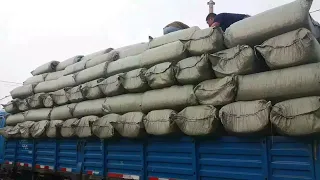 Bagging grass clippings for silage china automatic corn silage baler