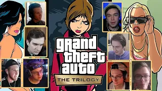 Реакции Ютуберов на трейлер GTA: The Trilogy - The Definitive Edition | REACTION TRAILER