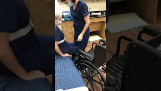 Stand Pivot Transfer: Bed to wheelchair