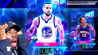 DIAMOND STEPH CURRY In RAINMAKERS PACK OPENING! NBA 2K Mobile Season 4