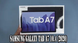 Samsung Galaxy Tab A7 10.4 (2020) Dark Gray color unboxing