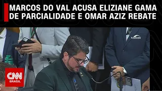 Marcos Do Val acusa Eliziane de parcialidade e Omar Aziz rebate | LIVE CNN