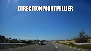 DIRECTION MONTPELLIER 4K- Driving- French region