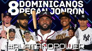 Juan Soto, Ozuna, Tatis Jr, Adames, Polanco, Jasson Domínguez, Esteury Ruiz y Montero pegan jonrón