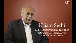 Najam Sethi Speaks Out on Plight of Press Freedom in Pakistan