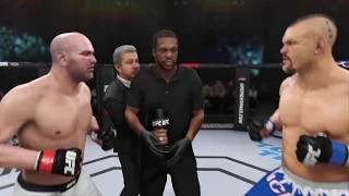 Dana White vs. Chuck Liddell (EA Sports UFC 3) - CPU vs. CPU - Crazy UFC 👊🤪