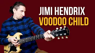 Как играть Jimi Hendrix Voodoo Child на гитаре