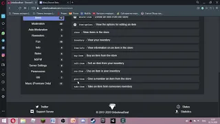 Магазин на моём сервере с unbelievaboat# 4