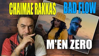 reaction BAD FLOW - M'EN ZERO feat CHAIMAE RAKKAS