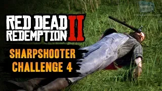 Red Dead Redemption 2 Sharpshooter Challenge #4 Guide - Kill an enemy 80 feet away with a tomahawk