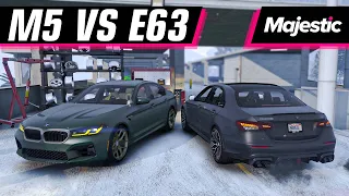 ЛУЧШИЕ! M5CS VS E63 BRABUS 700, ОНА ВЕРНУЛАСЬ... | MAJESTIC RP 3