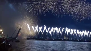 Салют Алые Паруса 2017  Fireworks Scarlet Sails