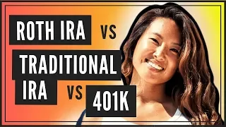 Roth IRA vs Traditional IRA vs 401K (SIMILARITIES & DIFFERENCES)