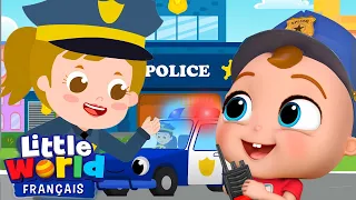 Je veux être un policier! | Comptines pour les Tout-Petits | Little World Français