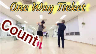 희댄스스튜디오 (남위례)   One Way Ticket Linedance (Count) 쇼츠에서 핫한 동작과 라인댄스 동작을 접목