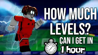 How Many LEVELS Can i Get in 1 Hour (Challenge) | TPS: Ultimate Soccer | Roblox