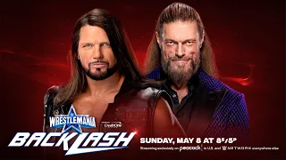 FULL MATCH(4K)- Edge vs AJ Styles WWE Wrestlemania Backlash 2022(WWE 2K22)