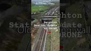 Deighton Station update by drone #train #drone #huddersfield #djimini2fly