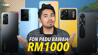 5 Phone Bawah RM1000 Yang PADU Tahun 2023!
