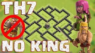 CoC - TH7 Epic Farming Base without Barb King (Town Hall 7) w/ Air Defense | NEW UPDATE!!!