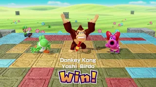 Mario Party Superstars | Luigi vs Birdo vs Donkey Kong vs Yoshi #244 Turn 10 (player 1)