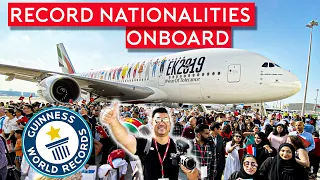 Emirates A380 World Record Flight For Most Nationalities Onboard