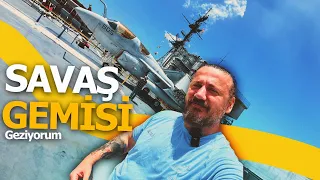 ABD Uçak Gemisi USS Midway'de Tek Başına - San Diego | Amerika