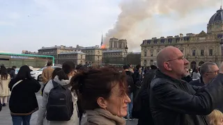 Notre Dame de Paris fire 1