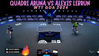 Alexis Lebrun vs Quadri Aruna | WTT Star Contender Goa 2024 R16