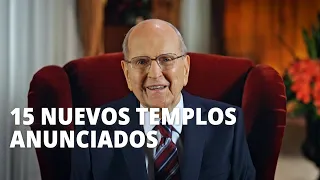 El presidente Russell M. Nelson Anuncia la Construcción de 15 Templos