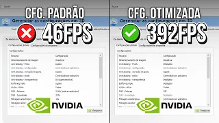 PAINEL NVIDIA: MELHOR CONFIGURAÇÃO PARA MÁXIMO DESEMPENHO E FPS | Otimizar Placa de Vídeo NVIDIA