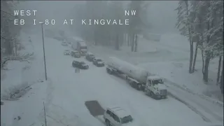 'Could be hours': I-80, Hwy. 50 traffic turning around to spin outs, crashes in Sierra