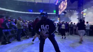Me dancing to Swerve Strickland’s “BIG PRESSURE” at ALL IN: LONDOM