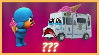 7 Pocoyo & Ice Cream Truck It's Mine & Crying Sound Variations in 60 Seconds