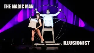 Illusionist THE MAGIC MAN - Magicshow video of the German magician