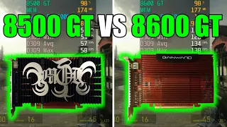 GeForce 8500 GT vs GeForce 8600 GT Test In 8 Games (No FPS Drop - Capture Card)