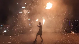 Fire show в Экстрим-Парке Мариуполь