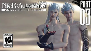 【NieR:Automata Game of the YoRHa Edition】 Route B Gameplay Walkthrough part 3 [PC - HD]