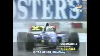 Domenico Schiattarella (Simtek S951) qualifying run - 1995 Argentine Grand Prix