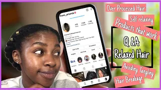 Q&A: Answering YOUR Relaxed Hair QuestionsConcerns