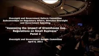 "Assessing the Impact of Greenhouse Gas Regulations on Small Business" Part 2