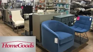 HOME GOODS FURNITURE ARMCHAIRS CHAIRS FALL HOME DECOR - SHOP WITH ME SHOPPING STORE WALK THROUGH 4K