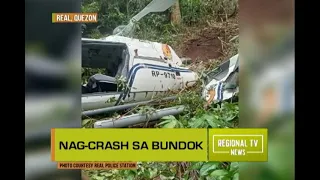 Regional TV News: Isang helicopter, bumagsak sa bundok