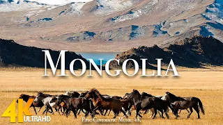 Mongolia 4K | Beautiful Nature Scenery With Inspirational Cinematic Music | 4K ULTRA HD VIDEO